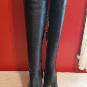 Tall Boots Black Leather